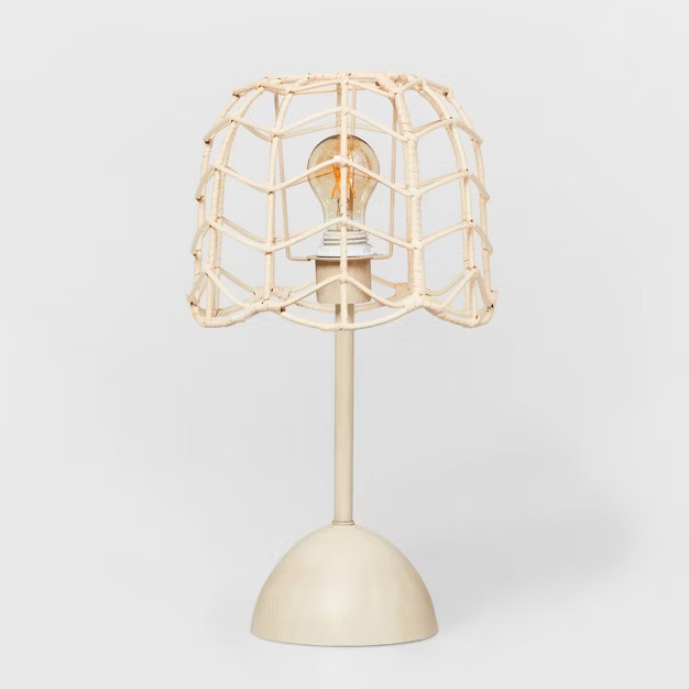Rattan Table Lamp Natural - Pillowfort™ | Target