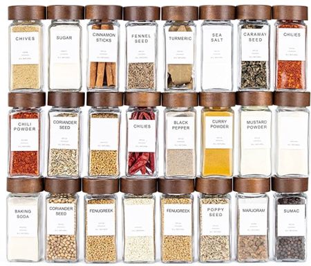 Give your Pantry some love with these 
Wooden lid herb and spice jars with labels.  

#LTKhome #LTKGiftGuide #LTKFind