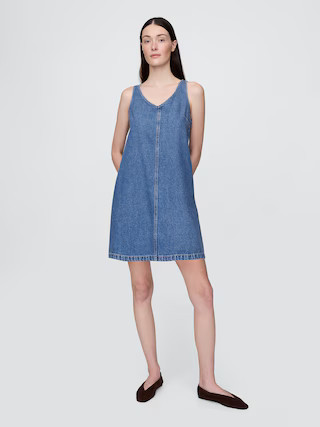 UltraSoft Denim Mini Dress | Gap (US)