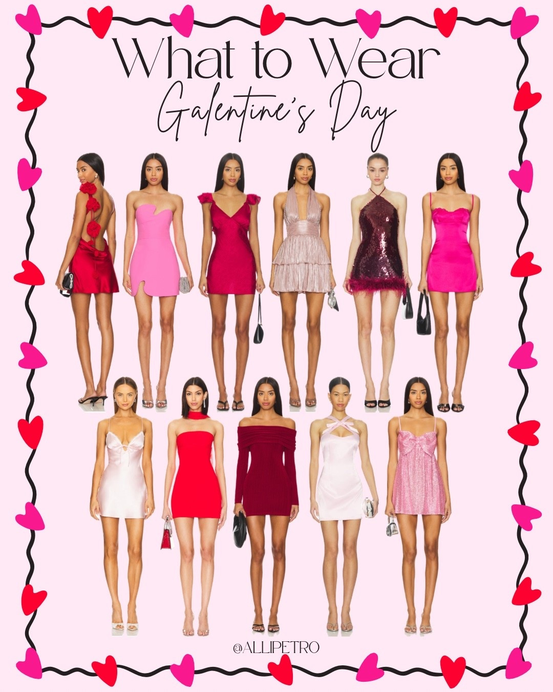 What to wear for a Galentine’s Day party ❤️

Red and pink dresses would be just what you need for Valentine’s Day with the girls 💋

Valentine’s Day outfit women • party outfit • cute cocktail attire • girl’s night out • revolve • Amanda Uprichard • MORE TO COME • superdown • sale • affordable finds • feminine fashion • timeless • classy • 

#LTKSeasonal #LTKU