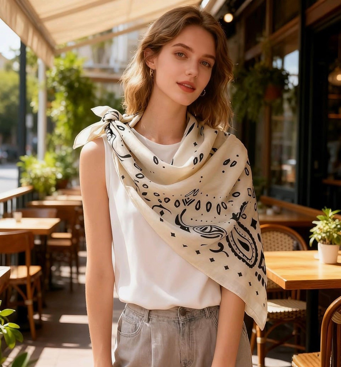 The scarf you can wear a million different ways! 