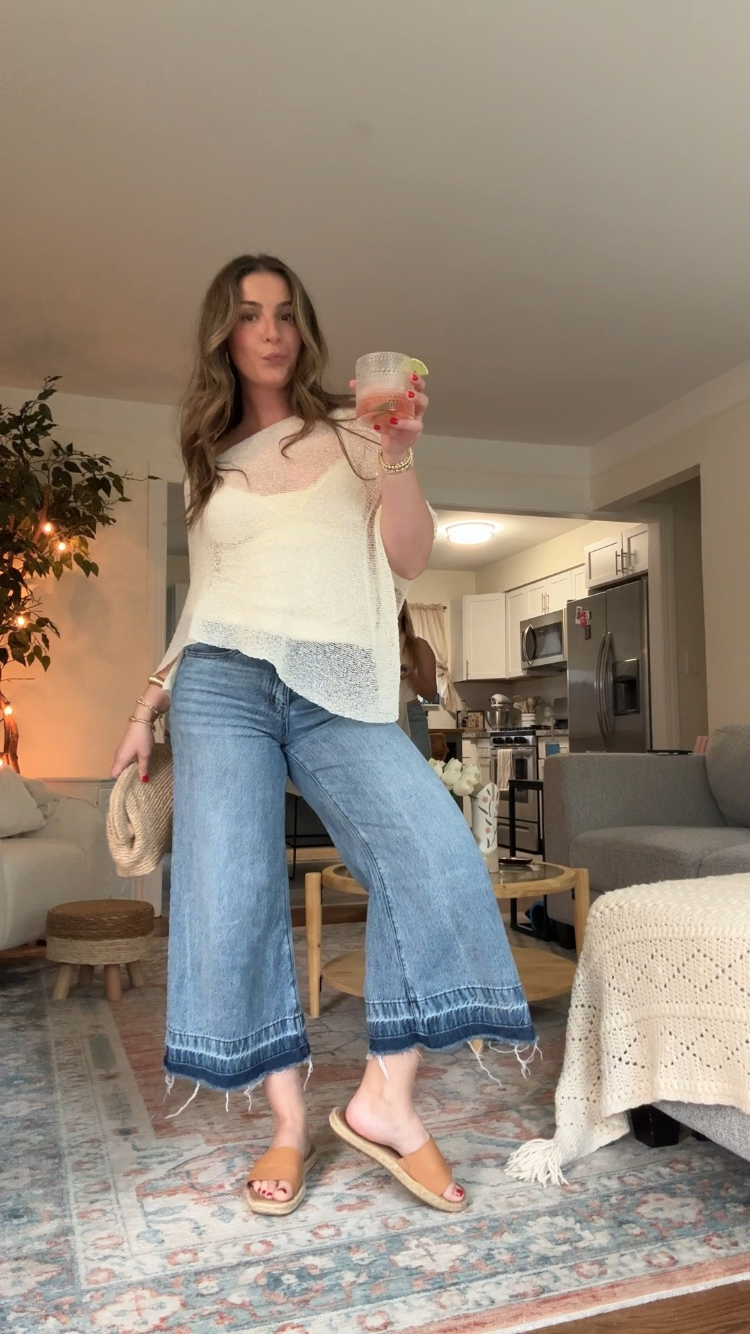 Wearing size 9 in the jeans & one size fits all in the poncho. Tank was thrifted - Linked similar 🤍🐚🌊

OOTN 
Outfit of the night 
Outfit Inspo 
Fashion 
Summer fashion 
Summer outfit 
Fashion favorites