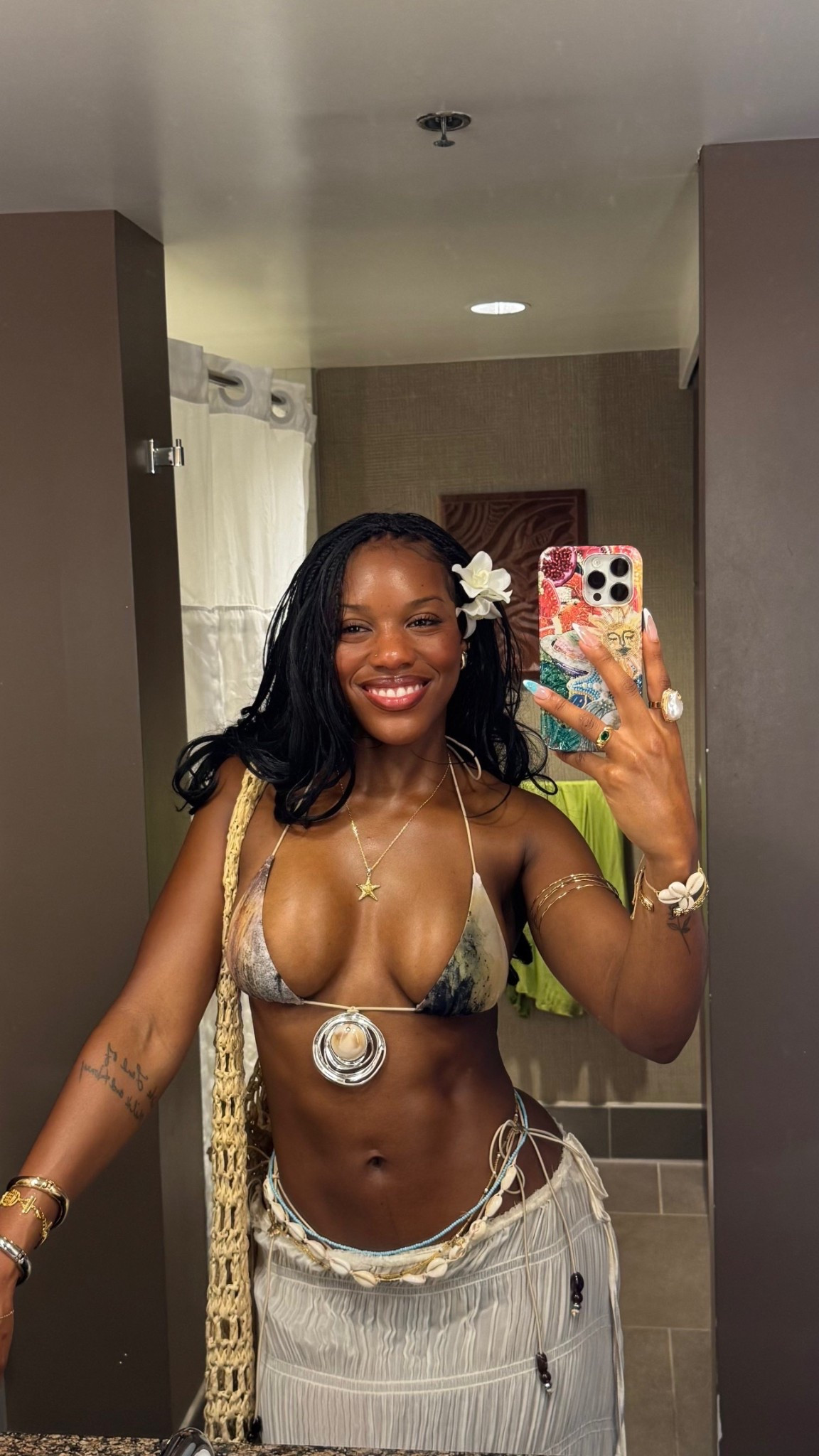 Swimsuit from Jaded ldn (skirt is unknown (used to be a dress that I cut) 