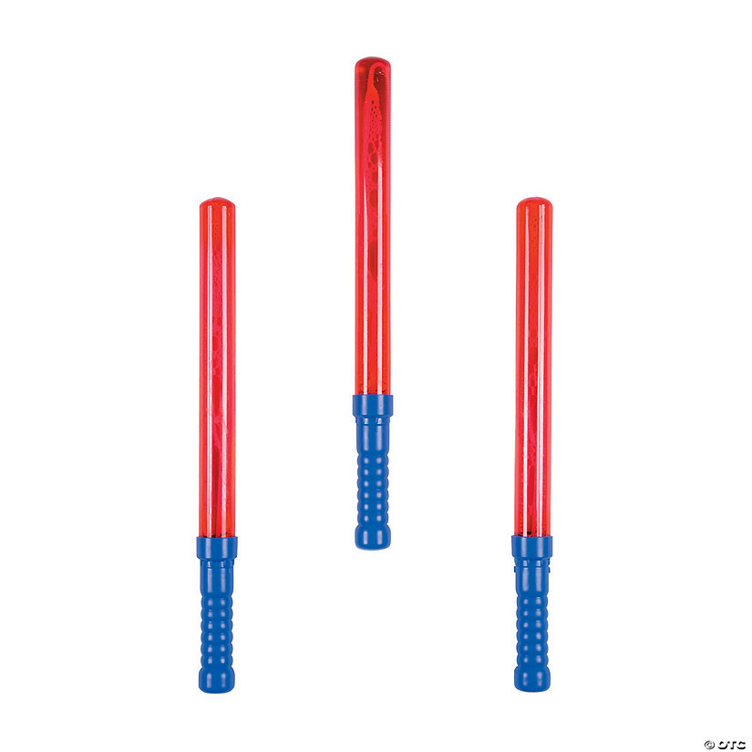 Large Patriotic Bubble Wands - 12 Pc. | Oriental Trading Company
