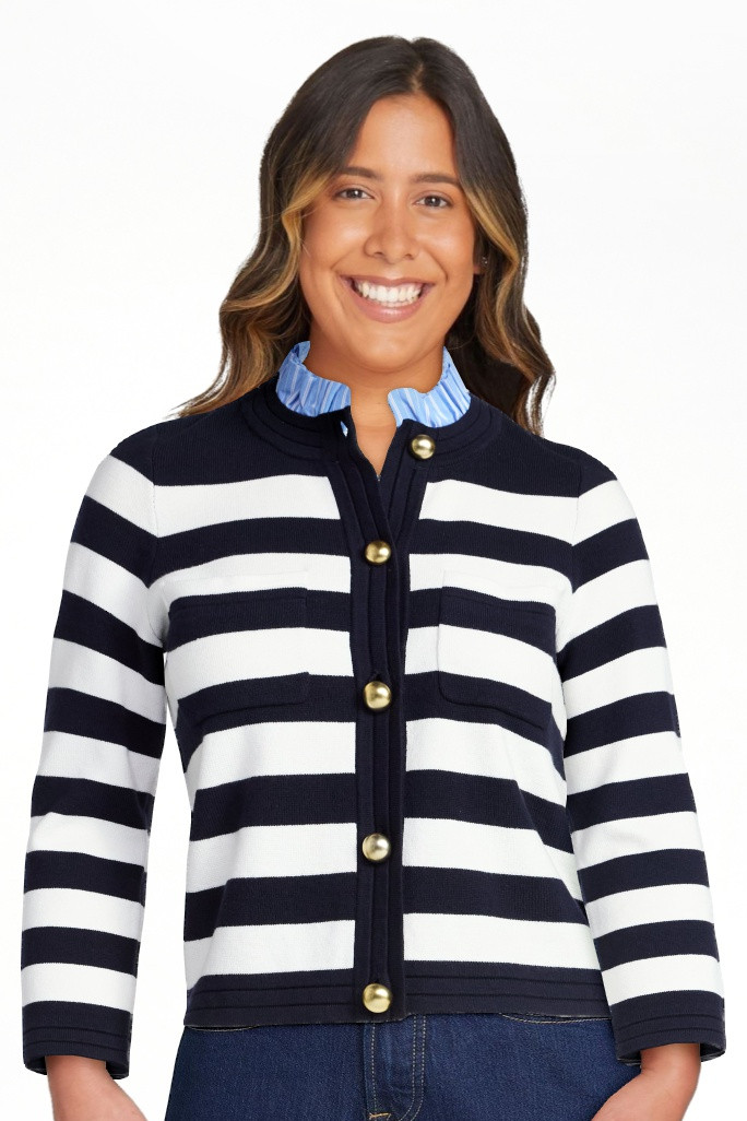 Free Assembly Women's Ruffle Neck Cardigan Sweater, Midweight, Sizes XS-XXL | Walmart (US)