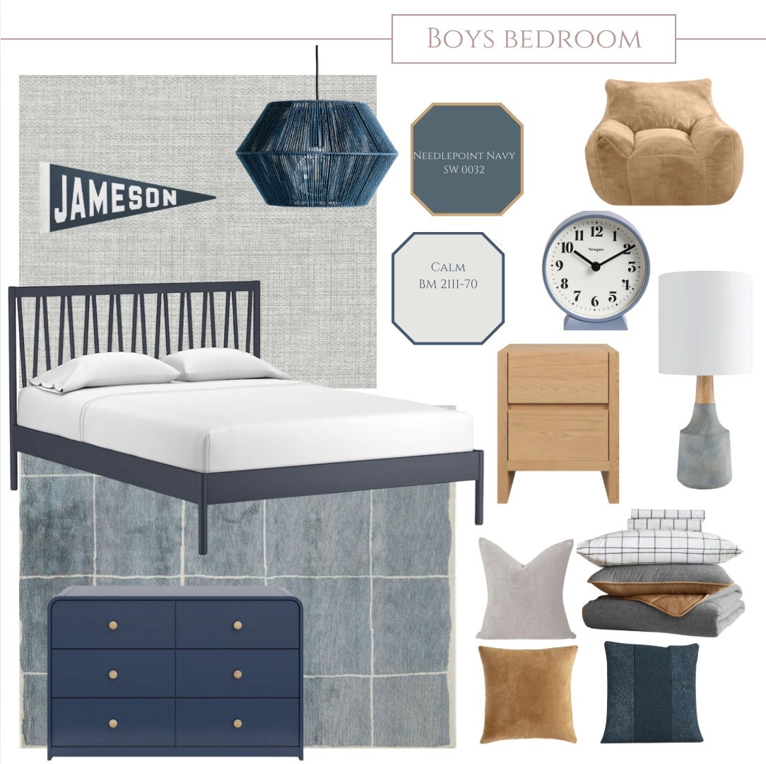 Brown and blue boy room! The transition from little to big is tough- that’s why I share premade shoppable design ideas for you  

#LTKHome
