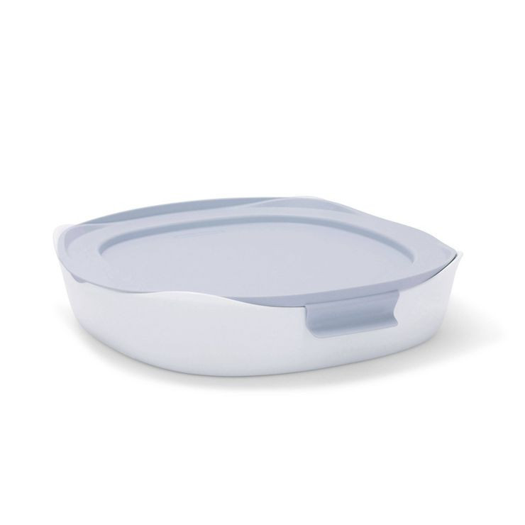 Rubbermaid DuraLite Glass Bakeware, 1.75qt Square Baking Dish, Cake Pan, or Casserole Dish with L... | Target