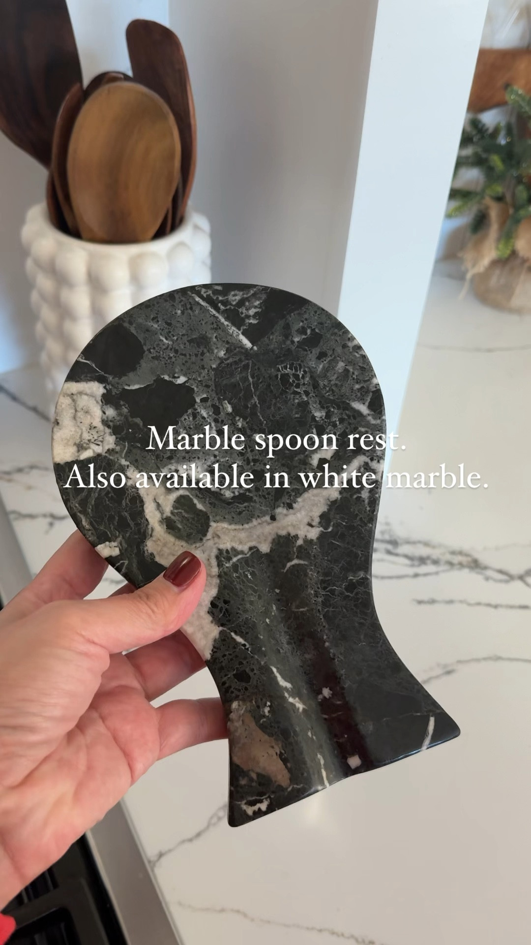 Marble spoon rest for a great price! It’s heavy duty and also available in white marble  

#LTKGiftGuide #LTKhome #LTKfindsunder50