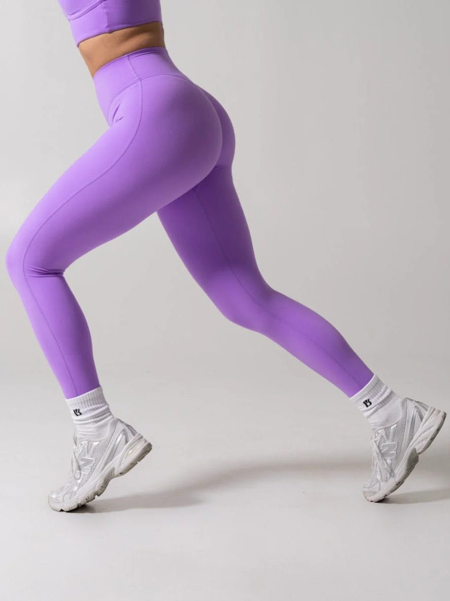 Poshknit Aggressive Scrunch Legging - Taffy Purple | Buffbunny Collection
