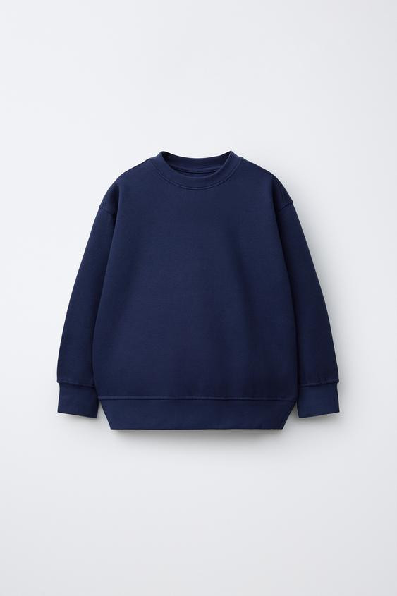 BASIC TEXT AND LABEL SWEATSHIRT | Zara US