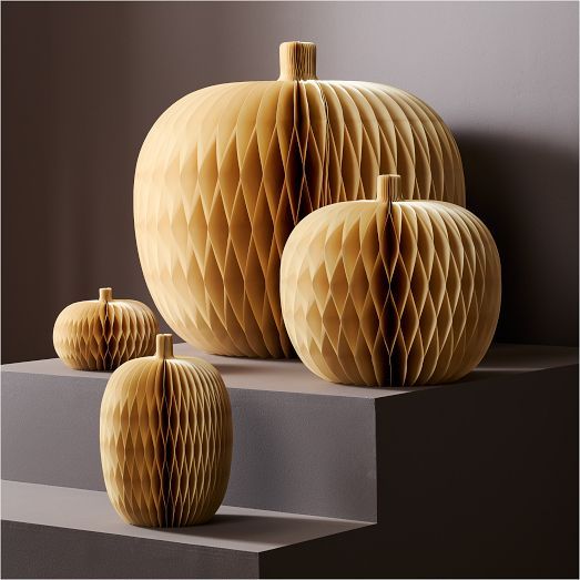 Decorative Spooky Paper Pumpkins | West Elm (US)