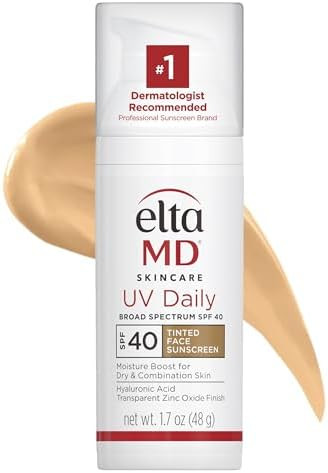 EltaMD UV Daily Face Sunscreen Moisturizer with Zinc Oxide, Daily Face Moisturizer with SPF, Grea... | Amazon (US)