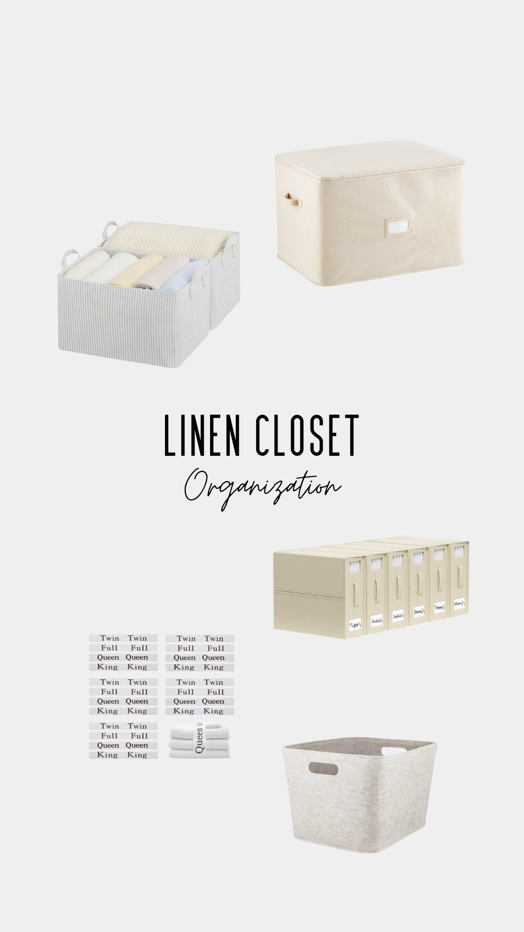 Shop our favorite linen & sheet organizers! ✨ #linencloset #professionalorganizer #linens #sheets

#LTKHome
