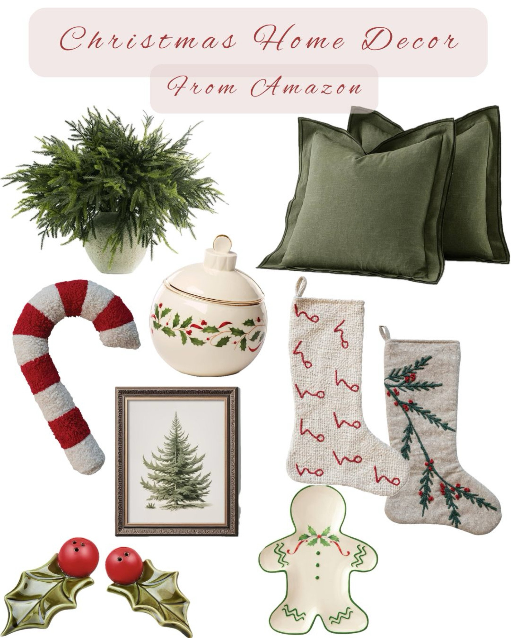 Christmas home decor from Amazon!!🎁🎄 #christmashomedecor 

#LTKparties #LTKSeasonal #LTKhome
