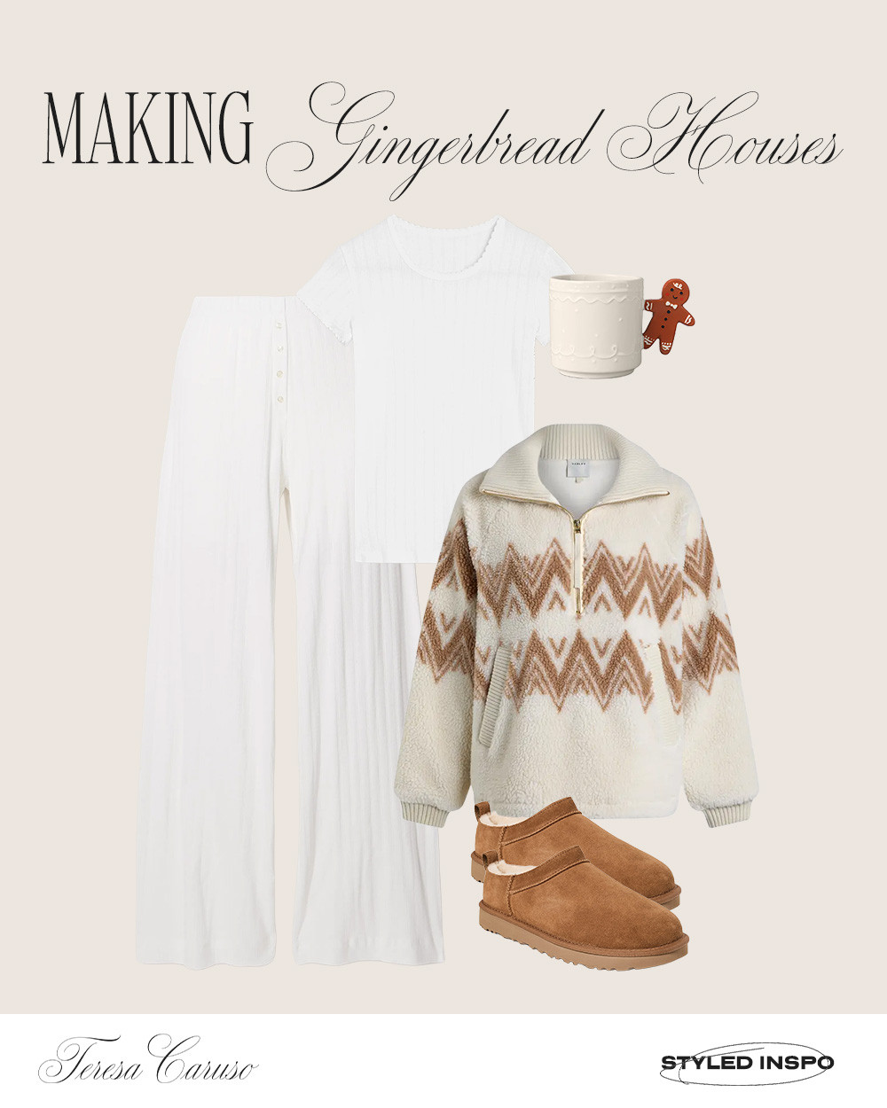 Making Gingerbread Houses 

 #LTKHoliday #LTKgrwm #LTKootd