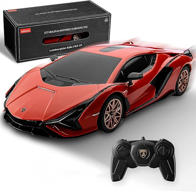 BEZGAR Licensed RC Series, 1:24 Scale Remote Control Car Lambor Sián FKP 37 Electric Sport Racin... | Amazon (US)