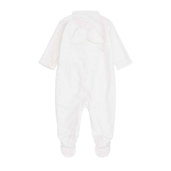 Marie-Chantal Baby/Toddler Velour Angel Wing Footie | The Tot