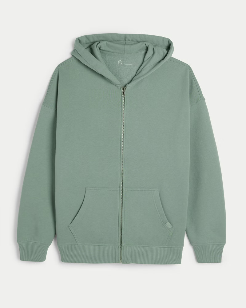 Gilly Hicks Oversized Full-Zip Hoodie | Hollister (US)