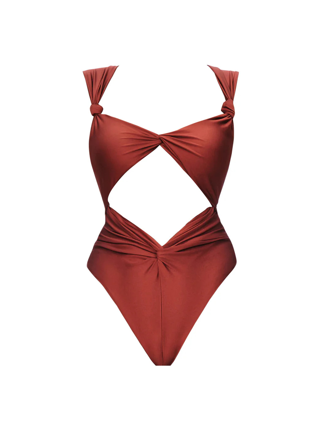 RORA ONE PIECE SWIMSUIT - CHOCOLATE | ANDREA IYAMAH