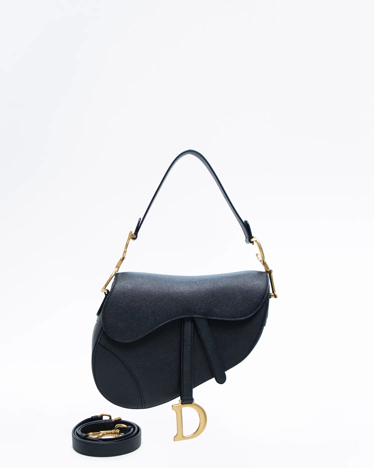 Leather Saddle Bag with Strap | Vivrelle