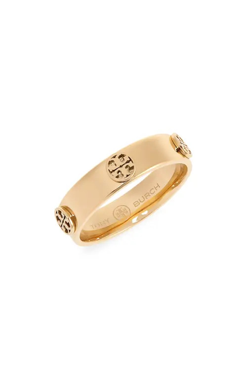Tory Burch Miller Stud Ring in Tory Gold at Nordstrom, Size 7 | Nordstrom