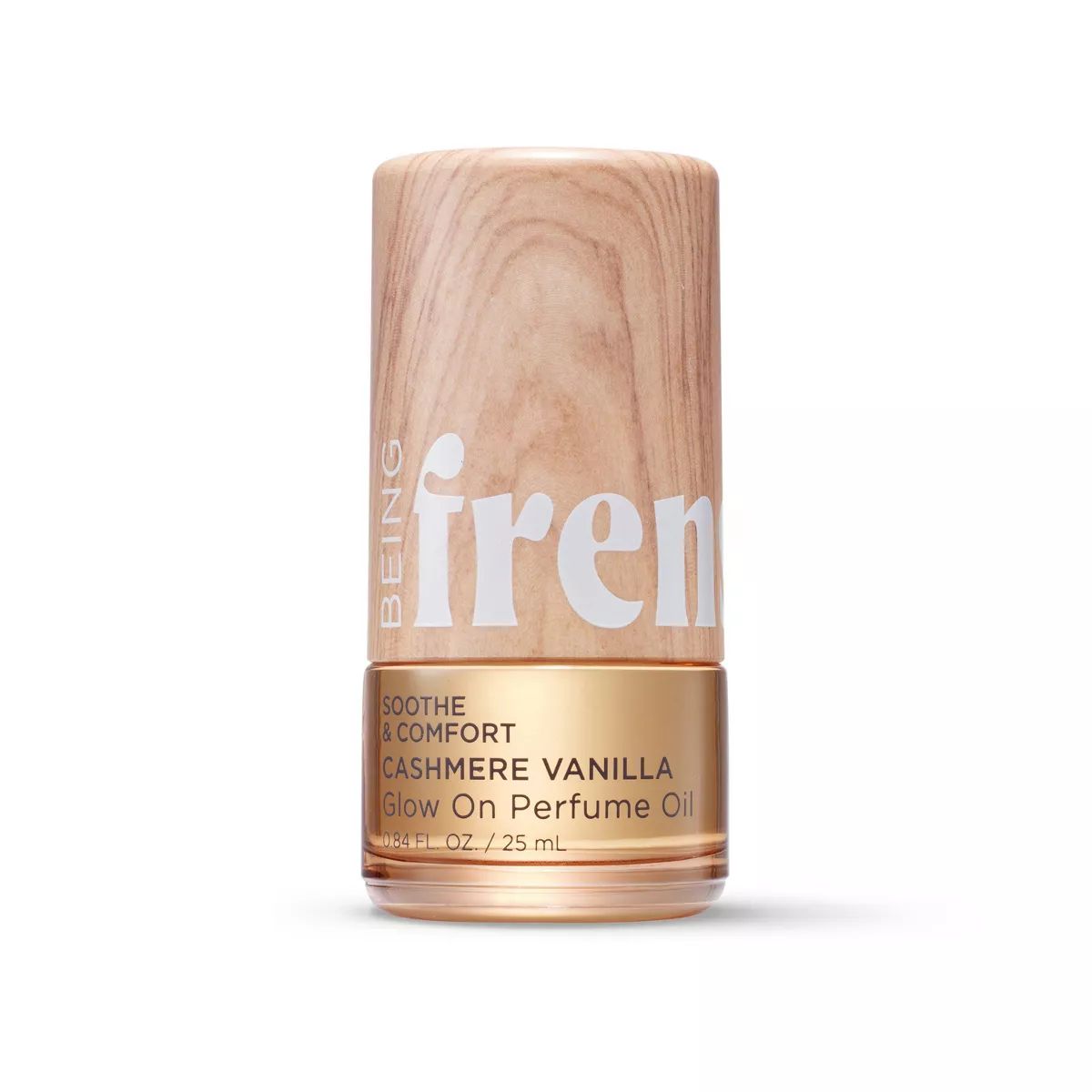Being Frenshe Glow On Roll-On Fragrance with Essential Oils - Fresh Cashmere Vanilla - 0.84 fl oz | Target