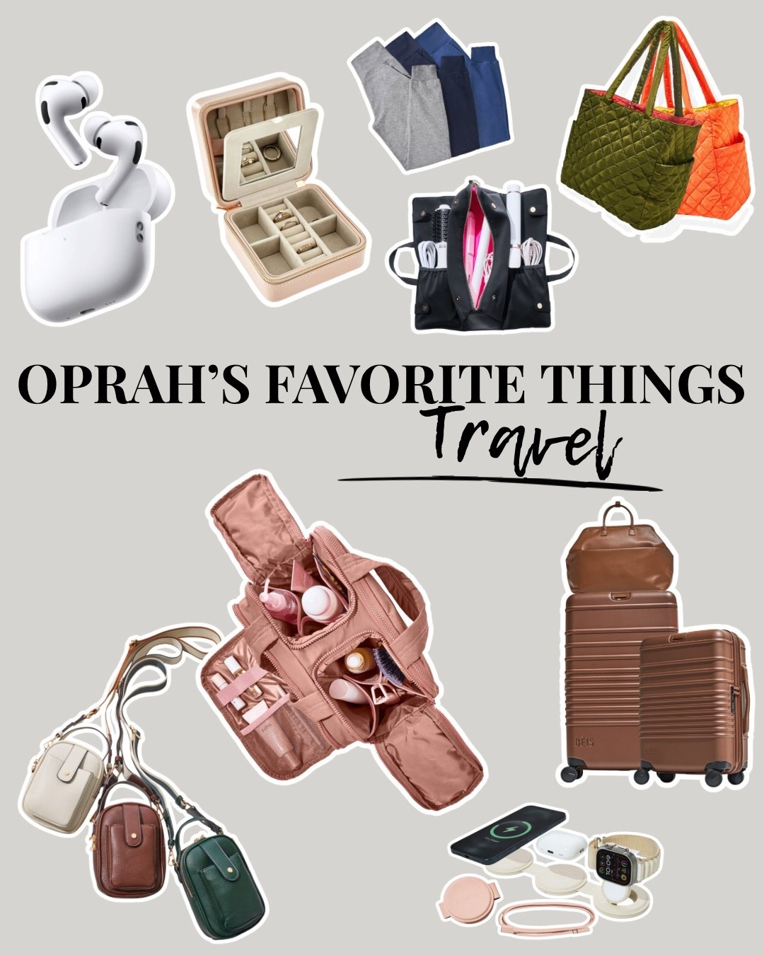 PSA for my travelers 🧳 Oprah said THESE are the must-haves. If your next trip is basically tomorrow like mine always is… these travel picks are about to level up your on-the-go game. From packing perfection to cozy-girl plane essentials—I linked it all. 

#travelessentials #christmasgifts #sales 

#LTKCyberWeek #LTKGiftGuide #LTKTravel