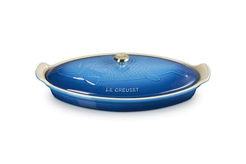 Le Creuset Stoneware Heritage Fish Baker, 1.7 qt., Marseille | Amazon (US)
