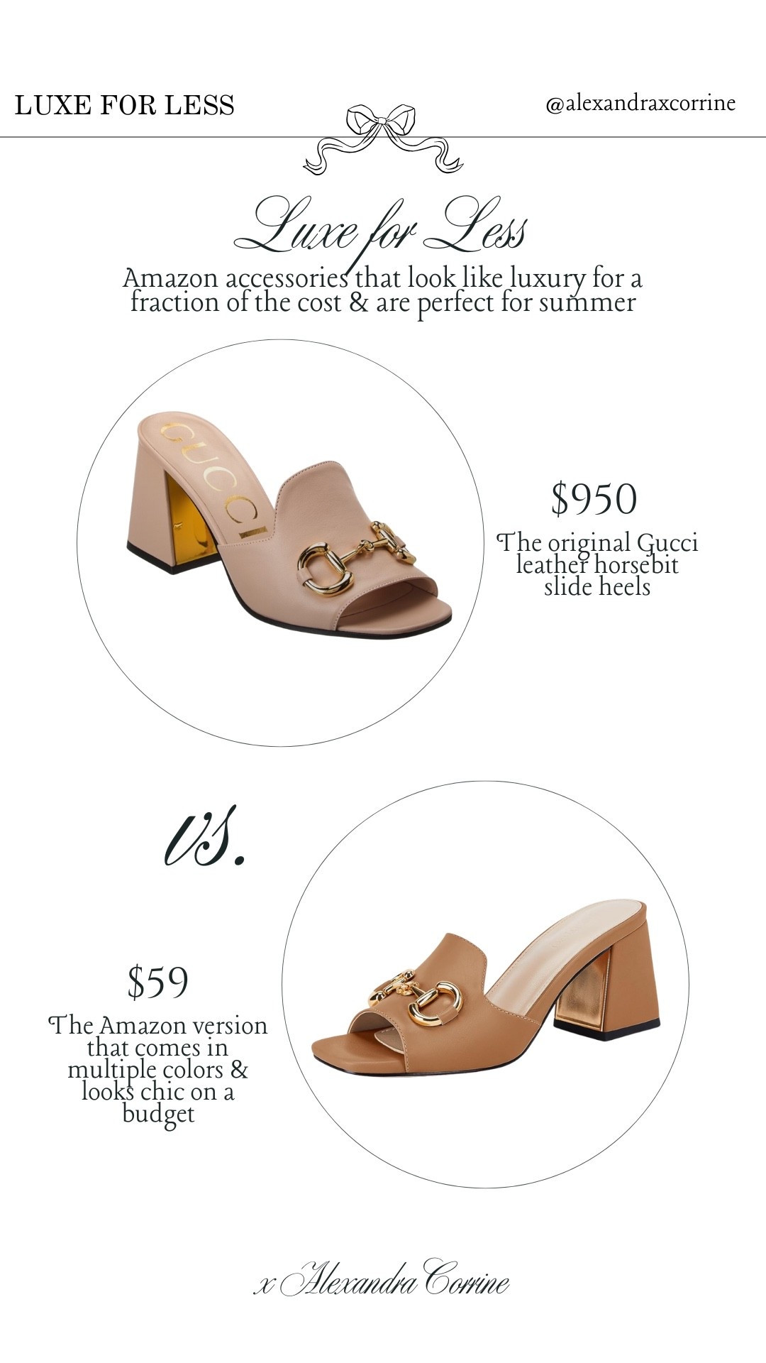 Amazon accessories that look like luxury for a fraction of the cost & are perfect for this upcoming summer 🥂🤍🦪

Luxury for less, bougie on a budget, Amazon accessories, summer accessories, designer for less, chic summer style, heels, slides, sandals 

#LTKSeasonal #LTKSaleAlert