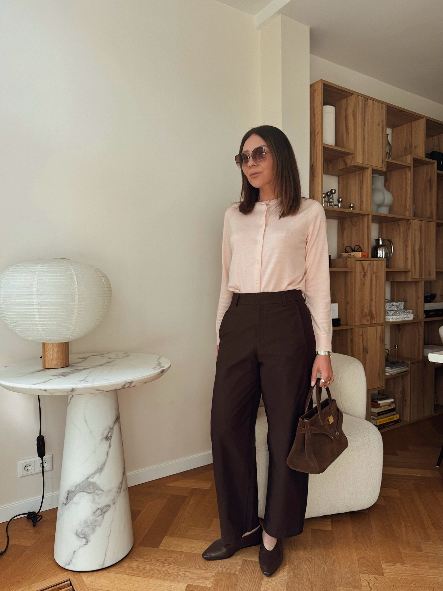 Pink & brown