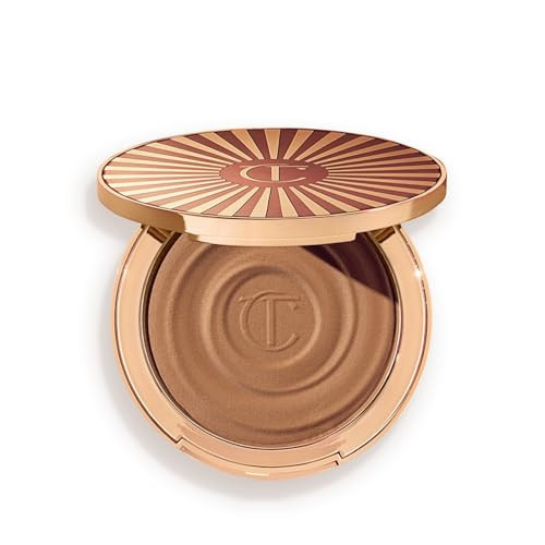 Charlotte Tilbury Beautiful Skin Face Makeup & Body Cream Bronzer - Hydrating Hyaluronic Acid & Pro Vitamin D3 to Blur for a Sun-Kissed Glow - Up to 16Hr Wear, Sweat & Humidity Proof - 1 Fair | Amazon (US)