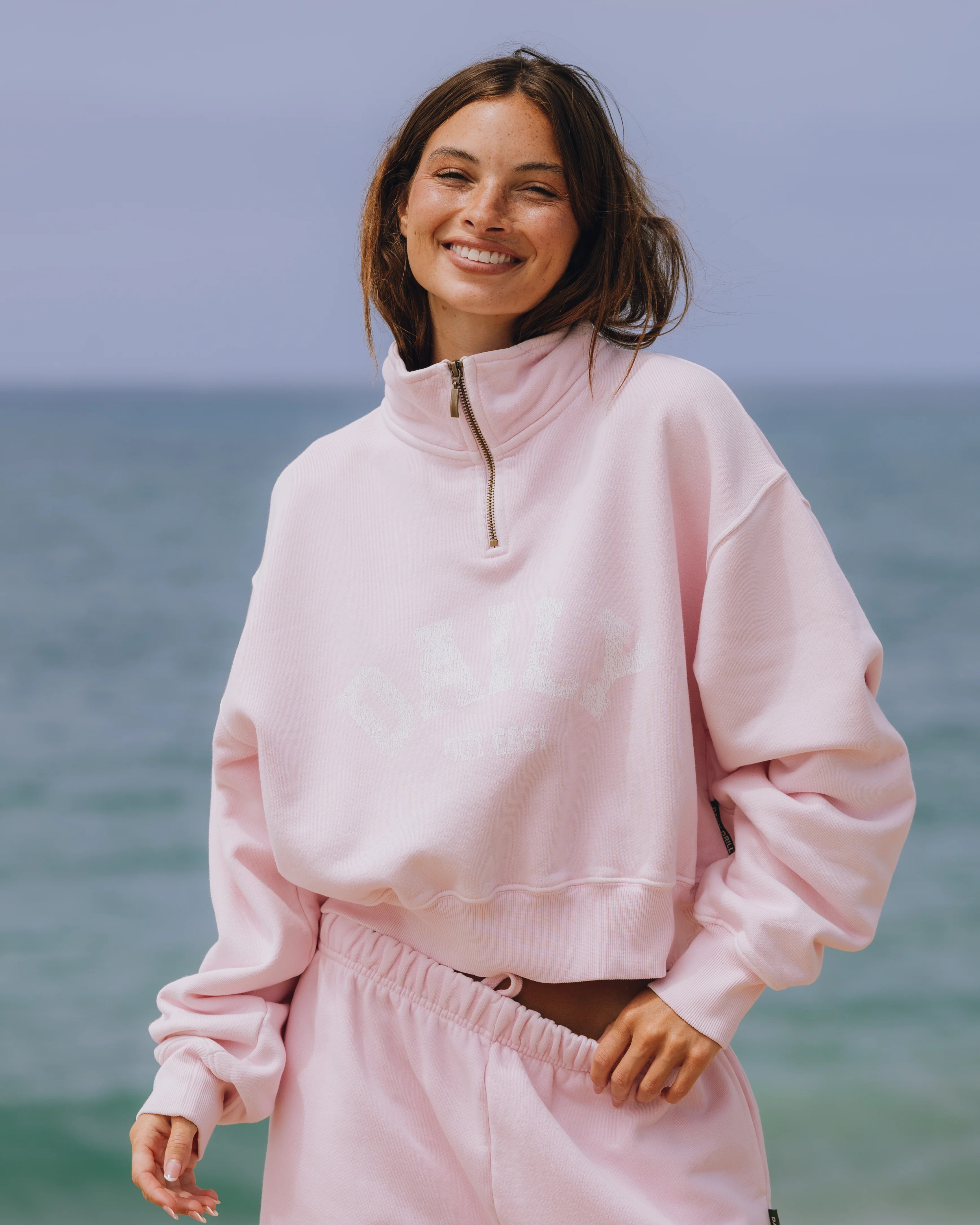Heavyweight Funnel Neck Daily Quarter Zip - Cupid | Daily Drills LLC