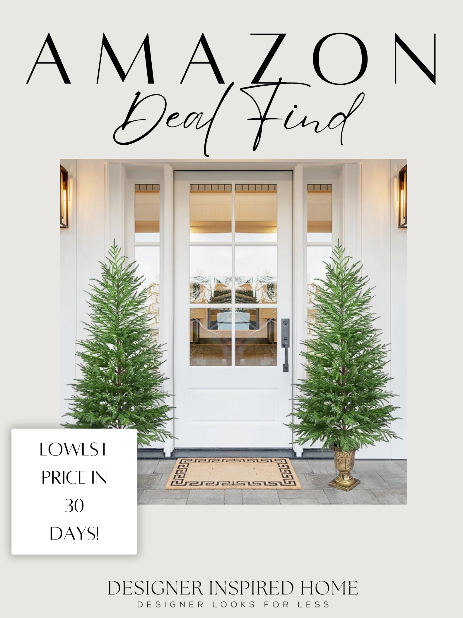 Amazon outdoor mini tree deal find! 

#LTKSaleAlert #LTKHoliday #LTKHome