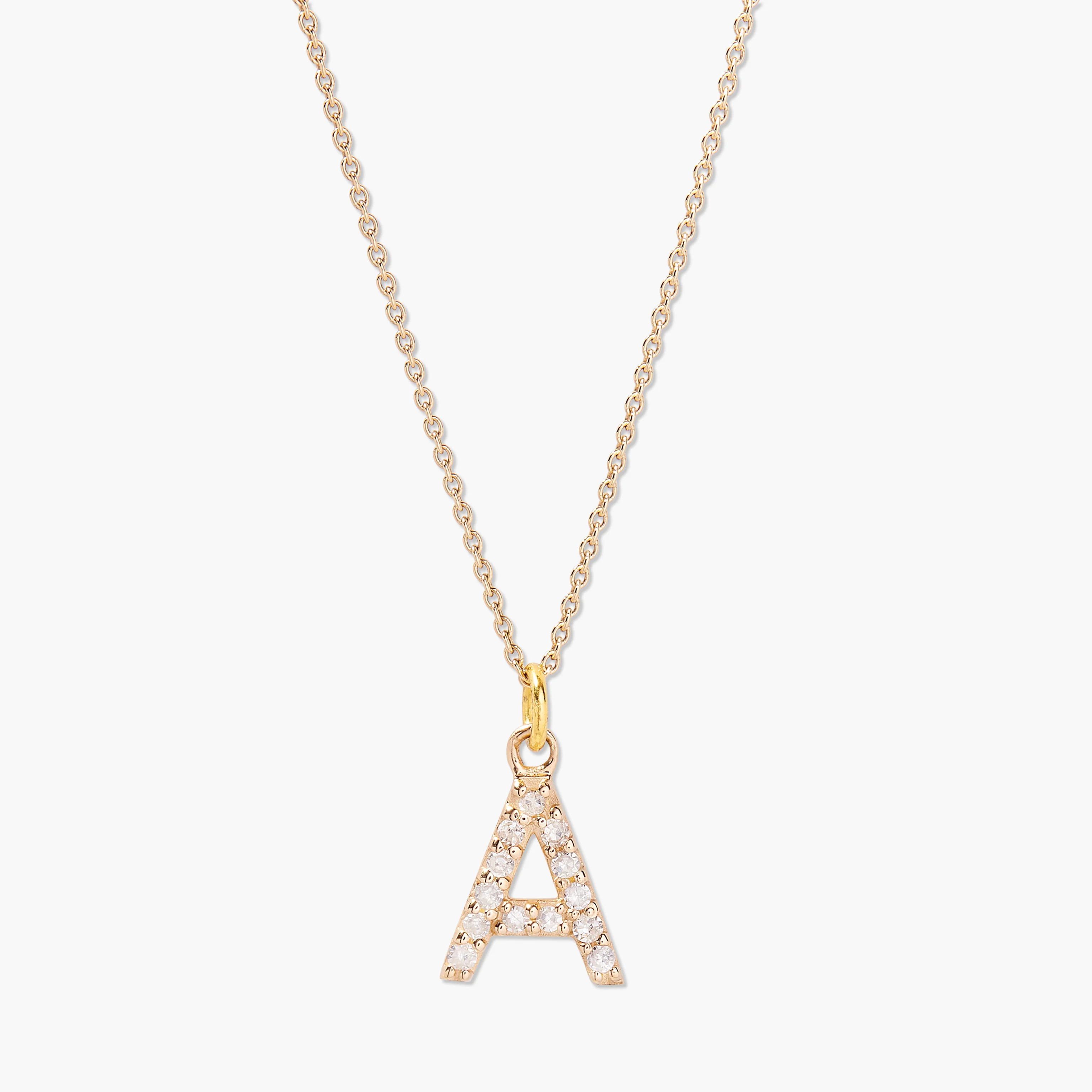 Blaire Diamond Initial Pendant | Brook and York