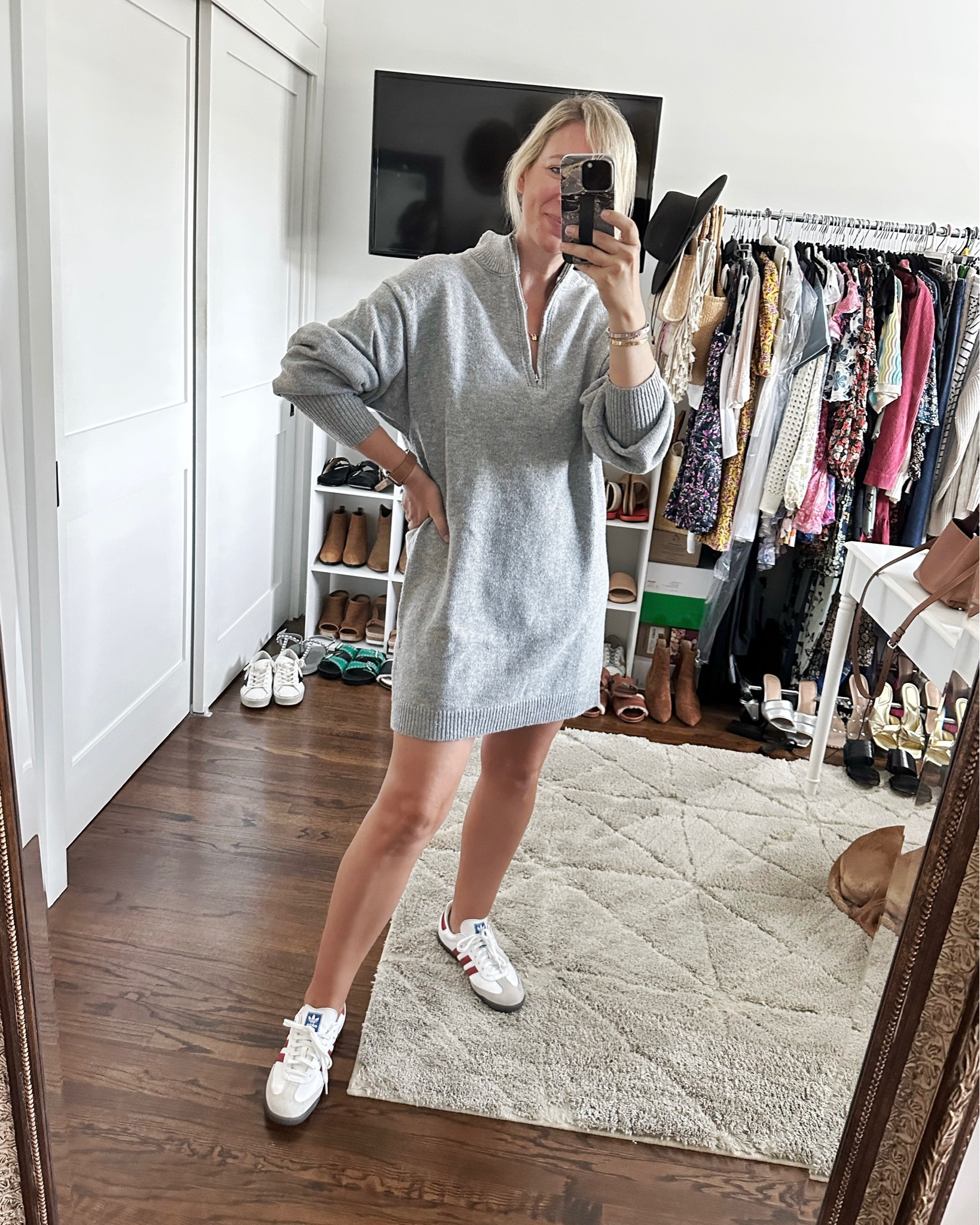 oversized jumper dress outfit These 5 Sweater Dresses Are Cozy, Elegant & Under $80