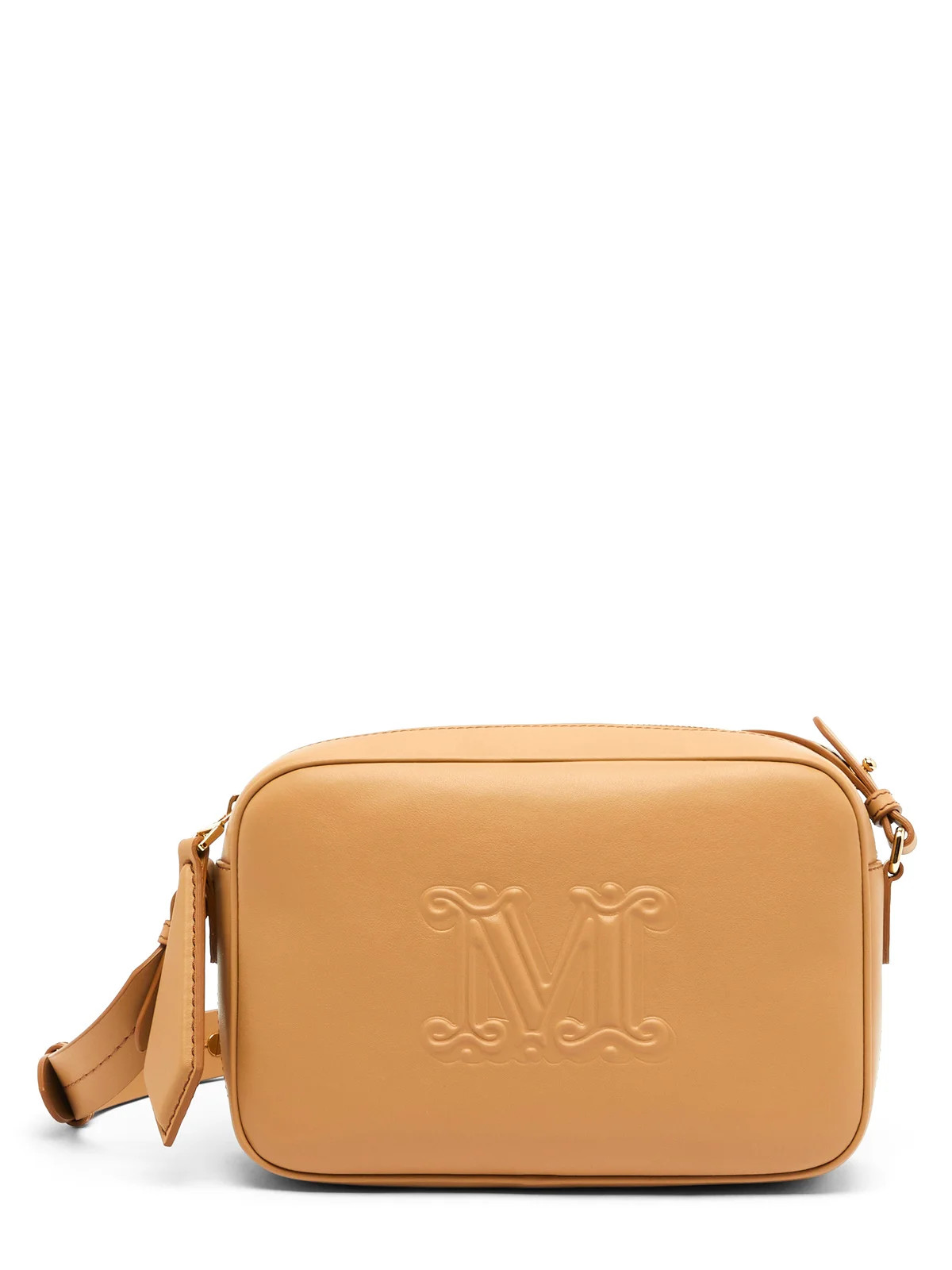 Max Mara Elsam Logo Embossed Shoulder Bag | Cettire Global
