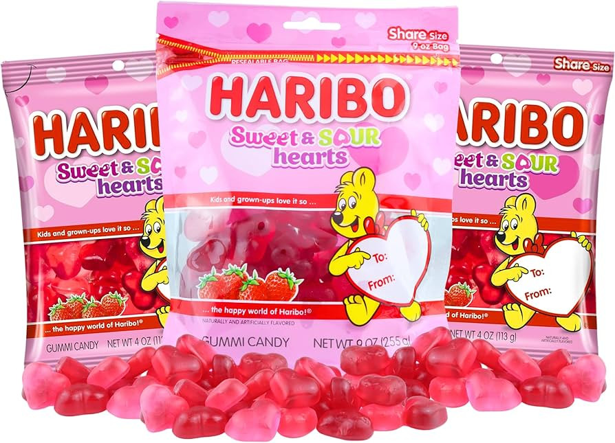 Amazon.com : Needzo Valentine's Day 2025 Limited Edition Sweet and Sour Gummy Hearts, Bulk Assort... | Amazon (US)