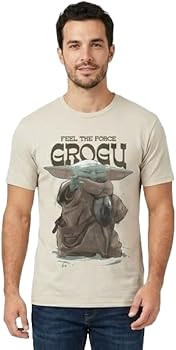 Star Wars: The Mandalorian and Grogu Feel The Force Mens T-Shirt | Amazon (US)