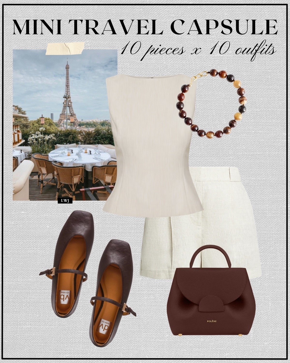 Mini travel capsule Paris edition 

Spring style / spring capsule / Europe vacation / classic and minimal style 

#LTKTravel #LTKootd