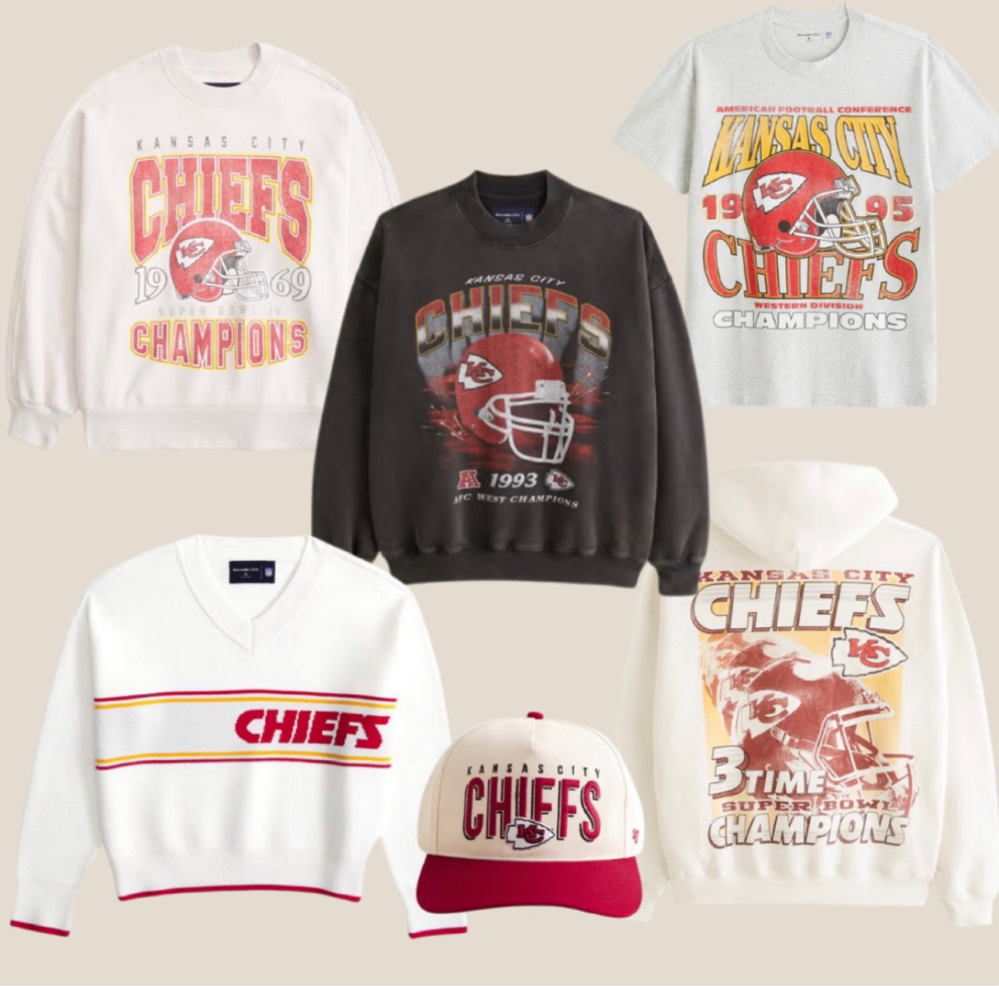 LTK Fall Sale! 20% off Abercrombie site wide with exclusive LTK code.
Football Season is here!! Where are my KC Chiefs fans?! ❤️
Football sweatshirt, football tee, nfl, nfl hat, Kansas City Chief
#kcchiefs #chiefs #footballoutfit #gameday #gamedayoutfit


#LTKSaleAlert #LTKFallSale #LTKOver40