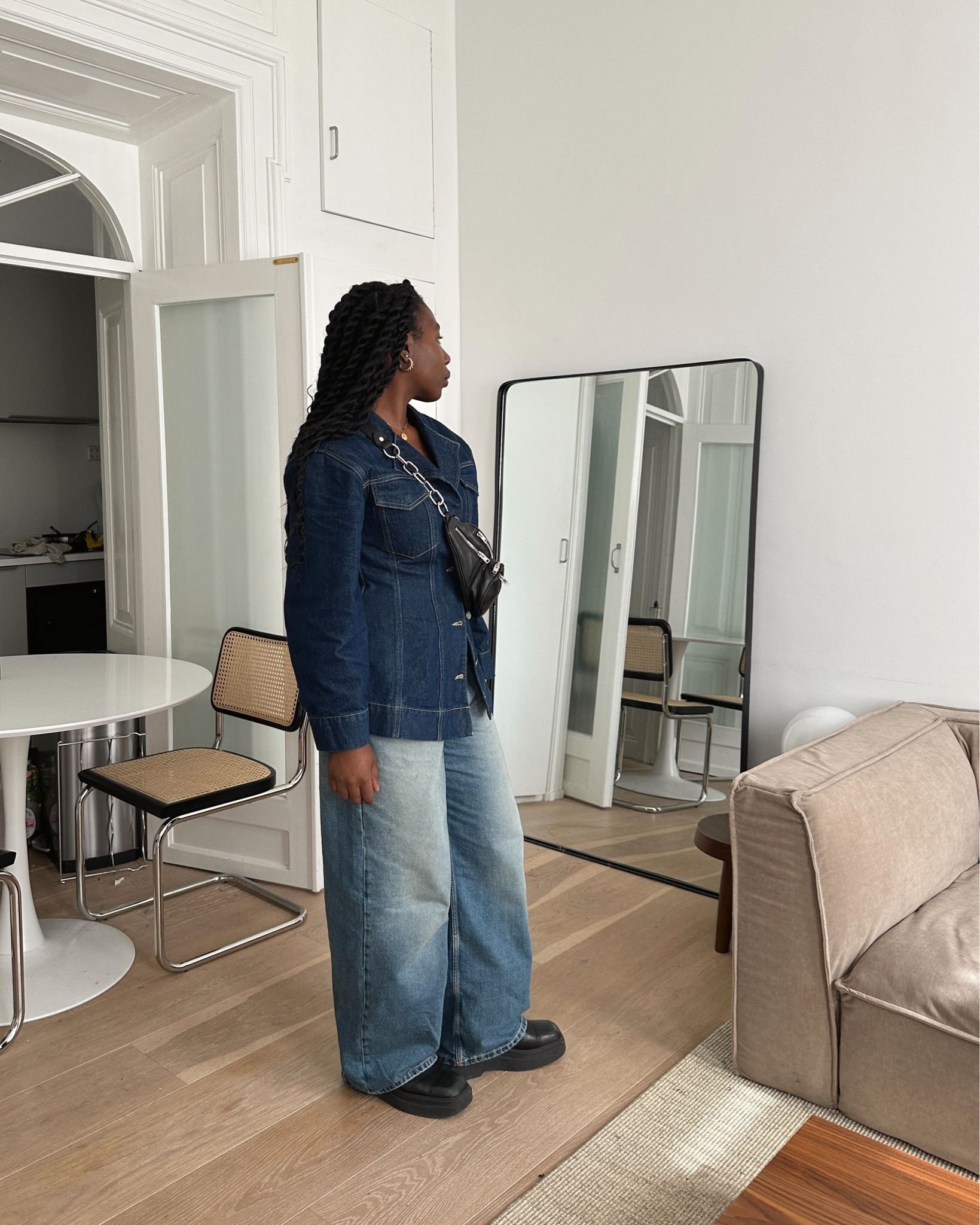 The best wide jeans 💙

#LTKeurope #LTKworkwear