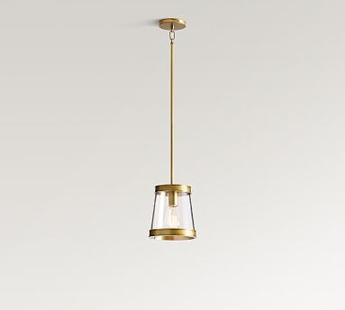 Elizabeth Glass Drum Pendant (8") | Pottery Barn (US)