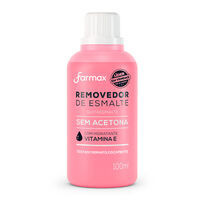 Removedor de Esmalte Farmax com 100ml | Drogaria Araujo (BR)