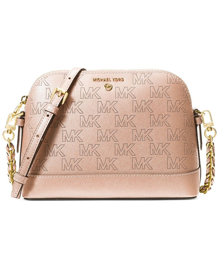 Michael Kors Signature Jet Set Charm Large Dome Crossbody & Reviews - Handbags & Accessories - Ma... | Macys (US)