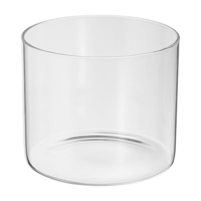 Unique Bargains Cylinder Glass Wedding Party Home DecorativeTabletop Vase 4"x5" | Target