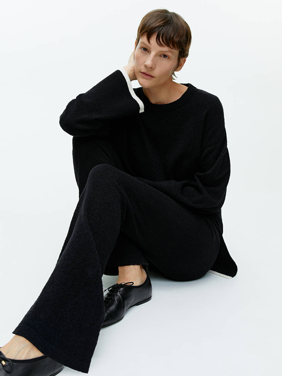 Flared Bouclé Trousers | ARKET (US&UK)