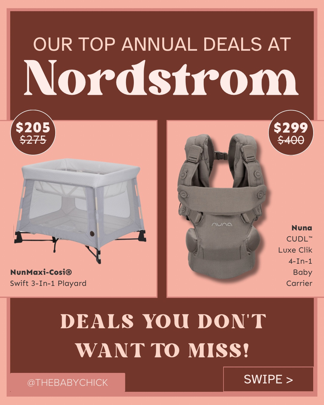 The annual Nordstrom sale is here! 🤩 This is the time and place to buy your baby gear for amazing deals! 👶 Here are some of our favorite products for mom and baby with marked-down prices. 🙌💕 #nordstromsale #anniversarysale #baby #kids

#LTKSummerSales #LTKBaby #LTKxNSale