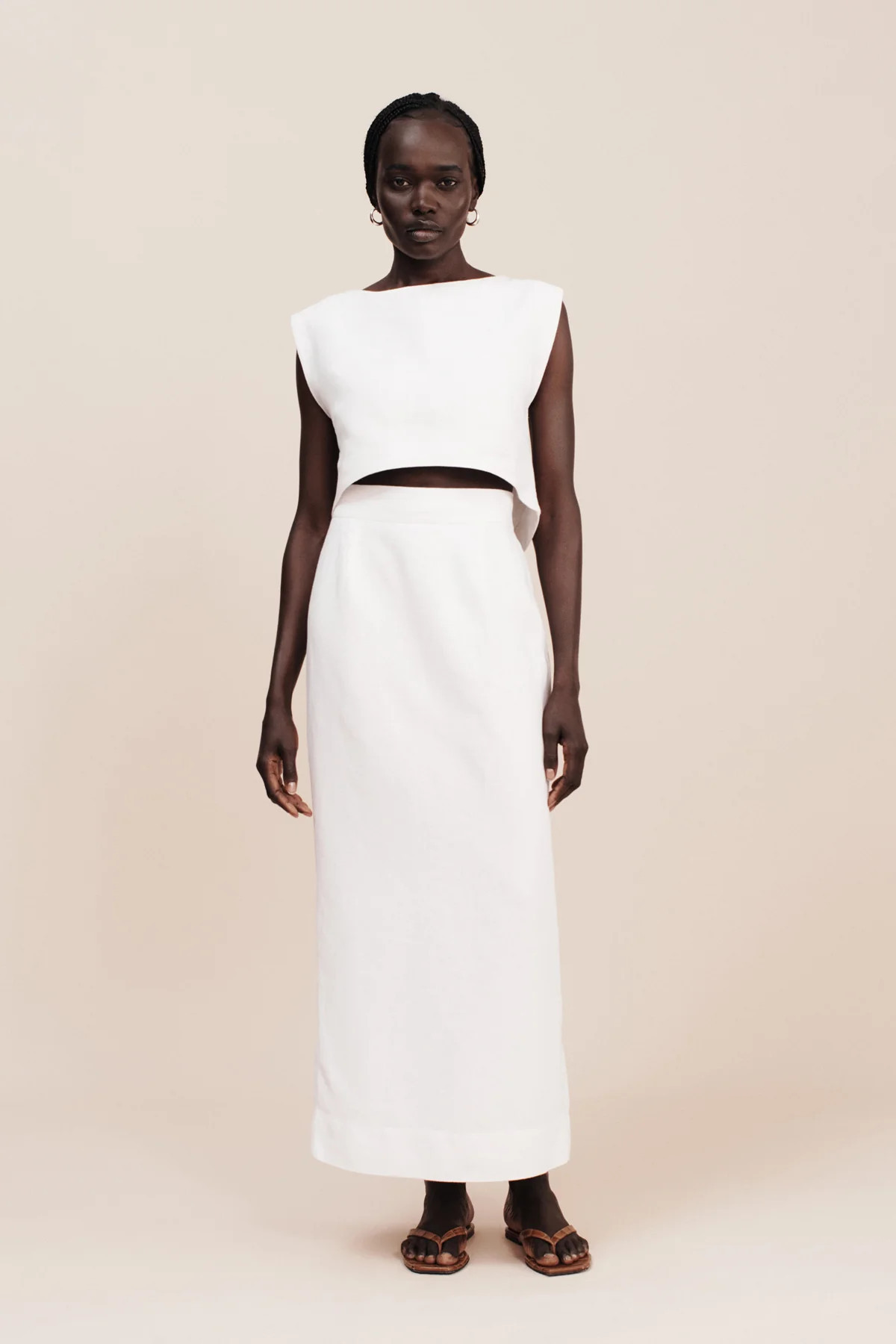 EMMA PENCIL SKIRT - IVORY COMING SOON | POSSE (US)