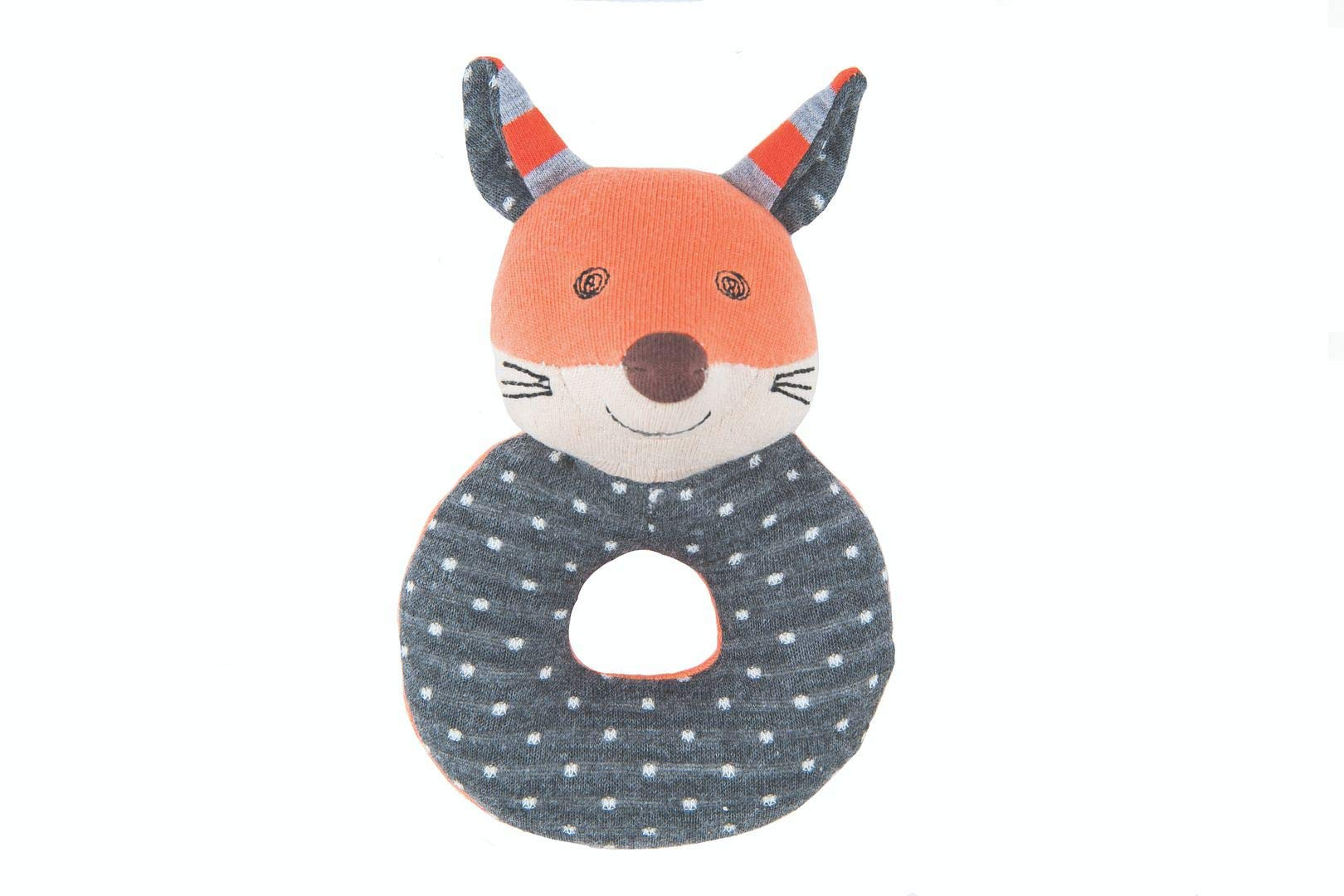 Apple Park Organic Farm Buddies - Frenchy Fox Teething Rattle, Baby Toy for Infants - Hypoallerge... | Amazon (US)