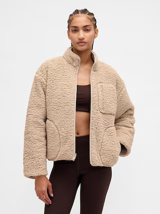 GapFit Reversible Sherpa Jacket | Gap (US)